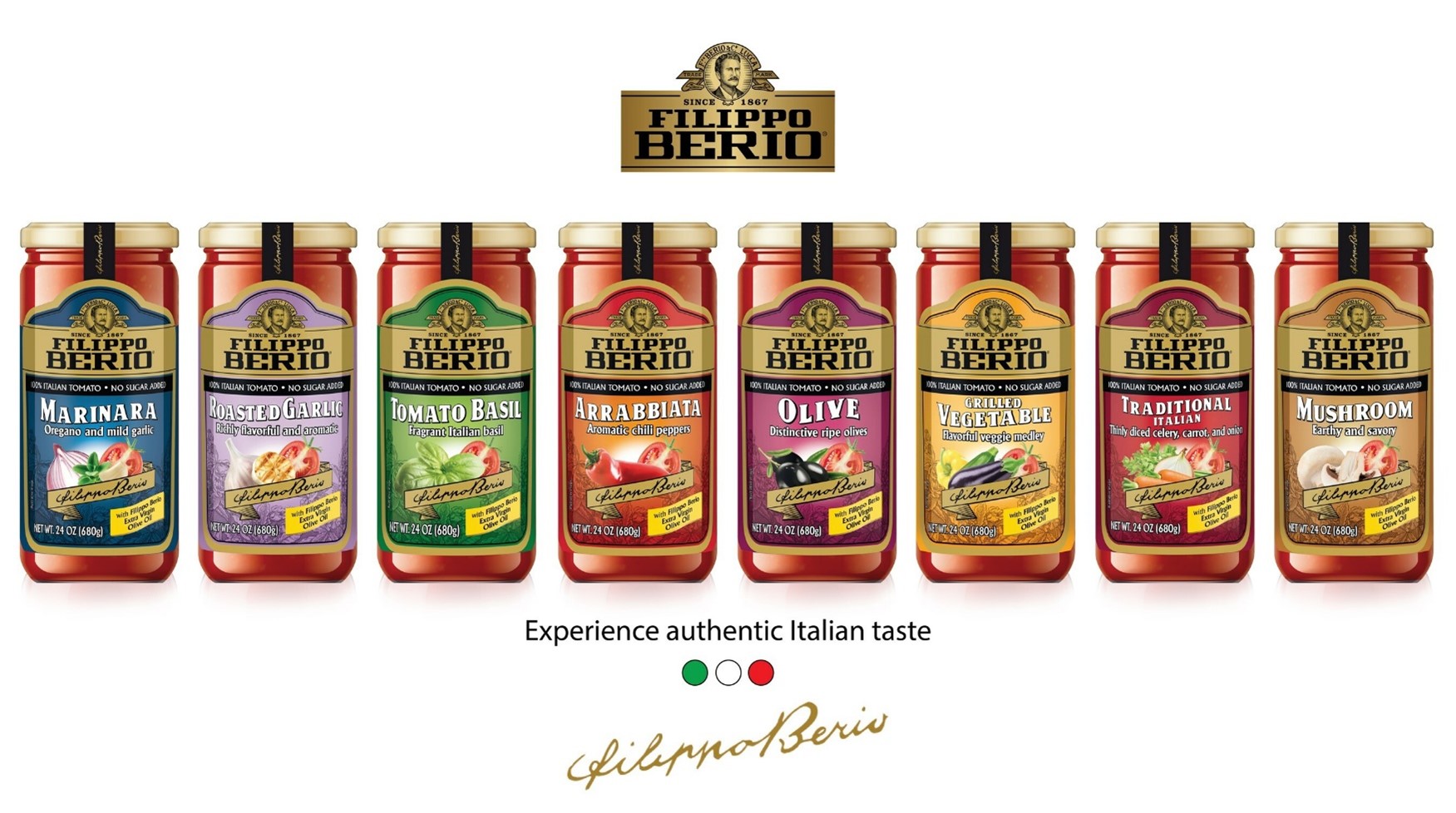 Filippo Berio enters new category; introduces array of tomato-based sauces delivering rich, fresh, authentic Italian flavors to U.S. consumers