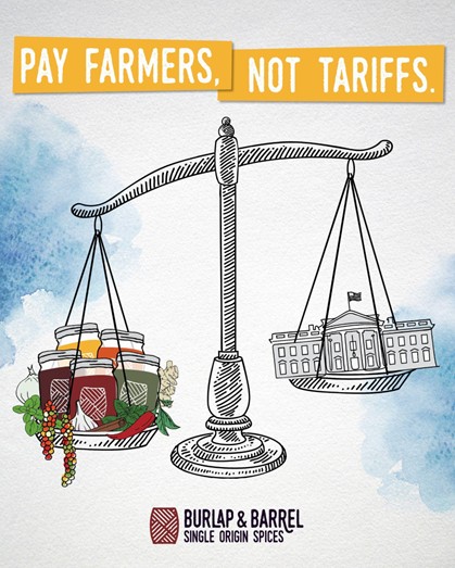 In Response to Sweeping New Tariffs, Burlap & Barrel Files Lawsuit Against The President