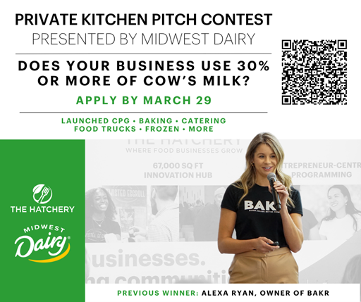 THE HATCHERY CHICAGO AND MIDWEST DAIRY PRESENT PITCH CONTEST